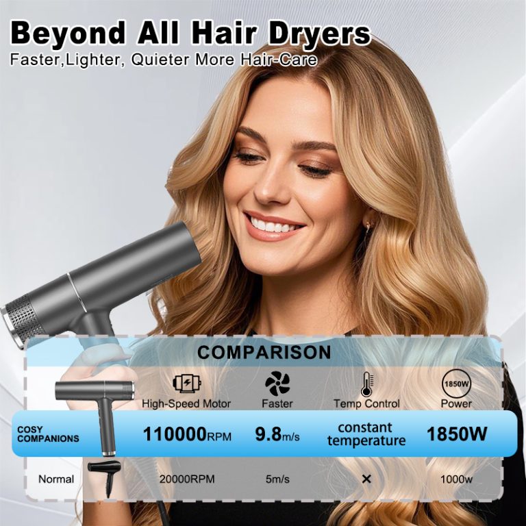 Customizable High Speed Brushless Motor Hair Dryer