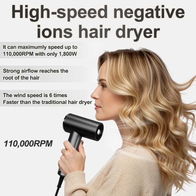 Portable Professinal BLDC High Speed Hair Dryer