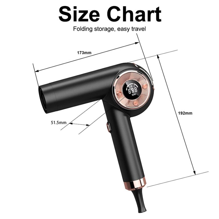 Foldable Brushless High Speed Hair Dryer