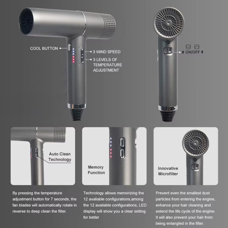 High-Speed Negative Ion Hair Dryer