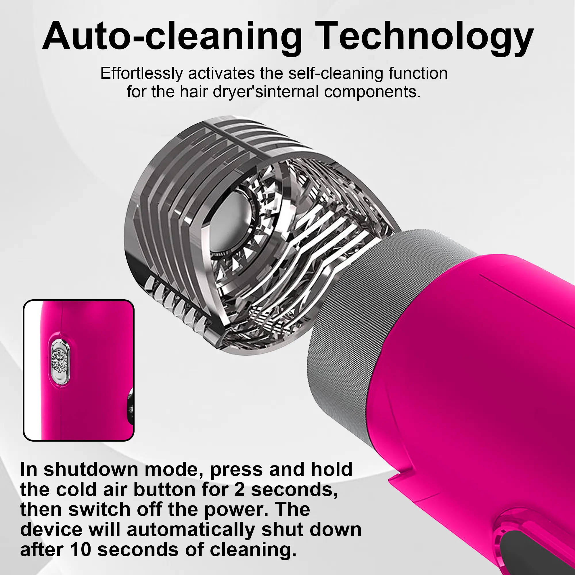 brushless hair dryer