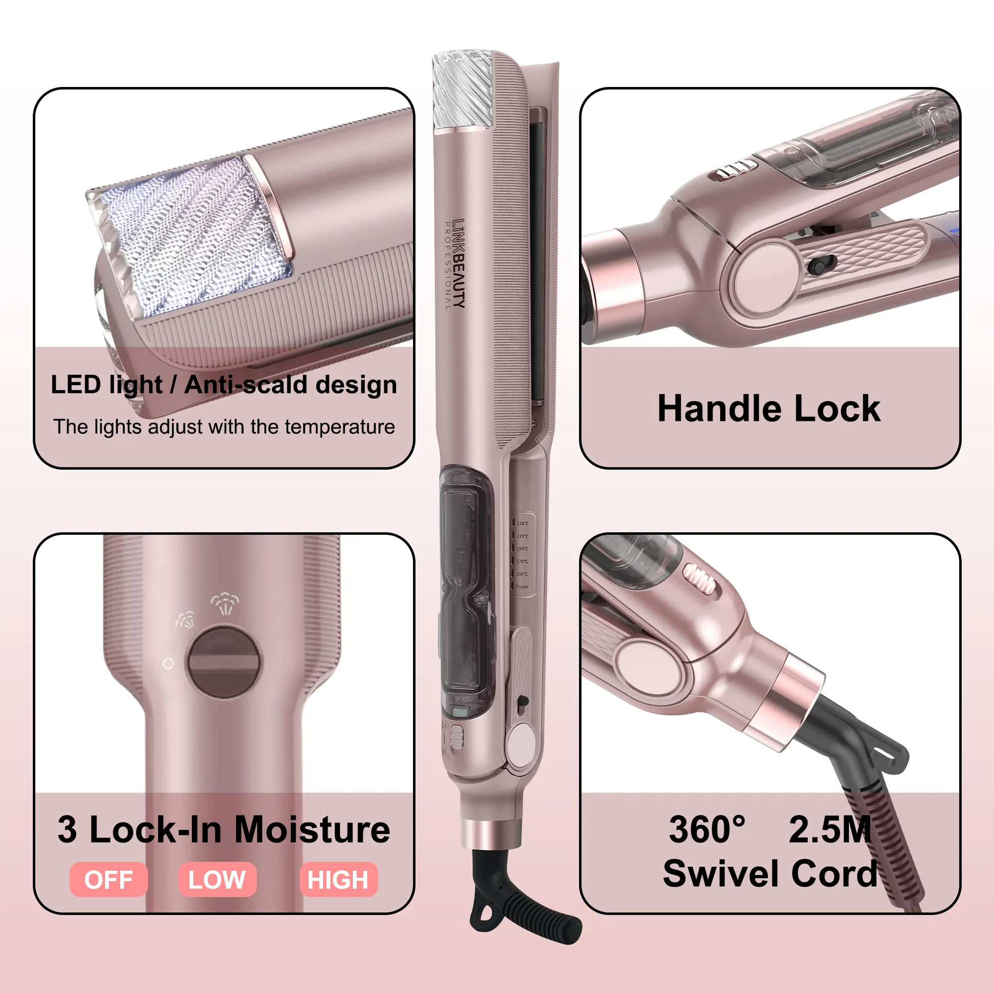 what is a steam hair straightener