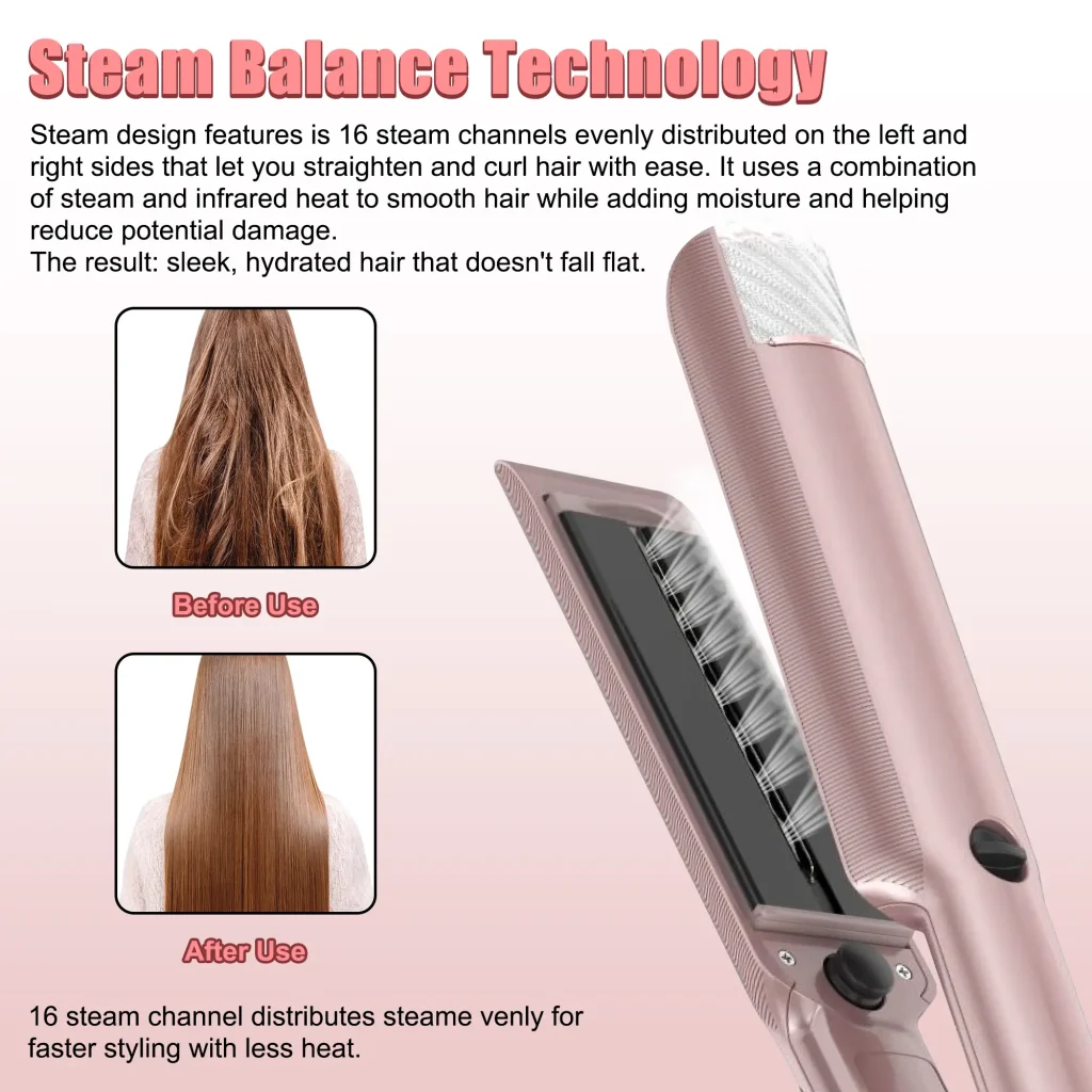 Steam Iron for Hair Technology: How Steam Vents Cut Down Frizz and Boost Shine