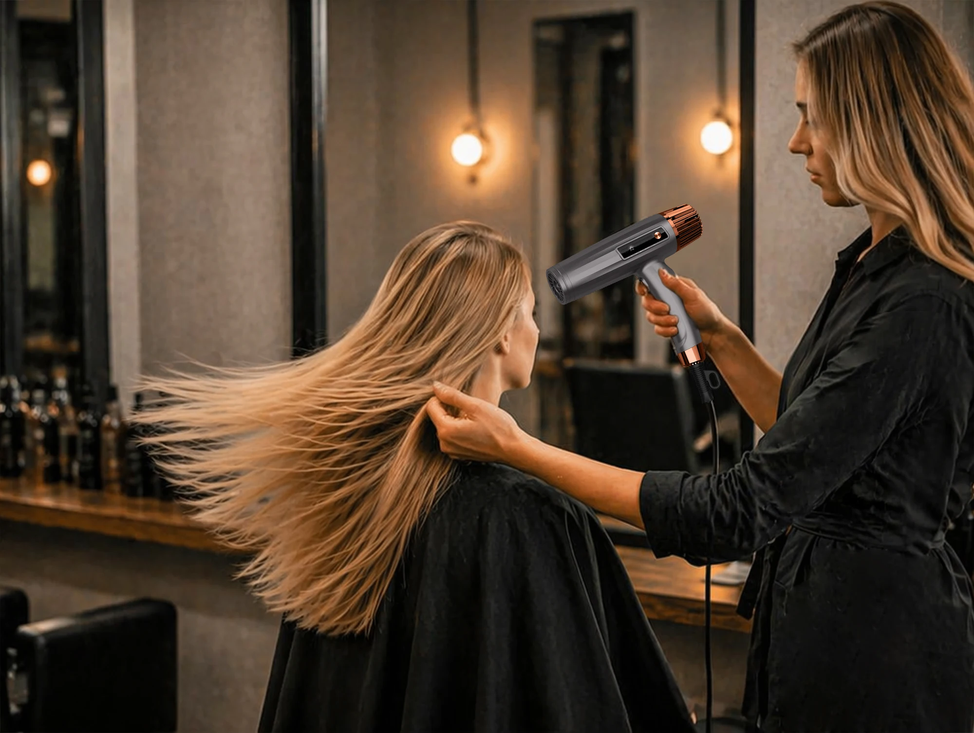 link beauty professional salon hair dryer styling
