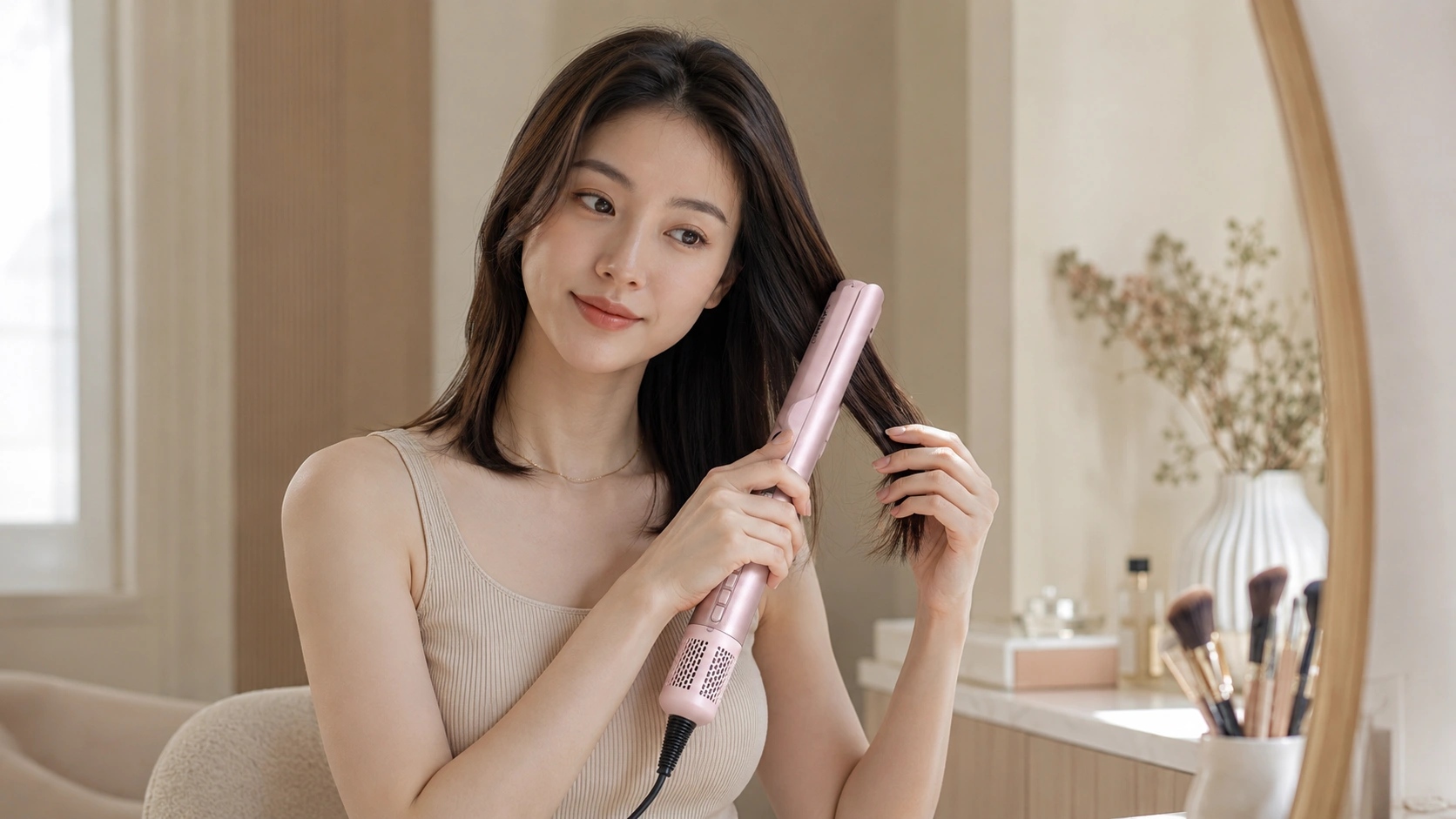 Can You Straighten Wet Hair Wet-to-Dry Air Styler Guide for Buyers 2026 link beauty m8807 wet to dry air straightener styling